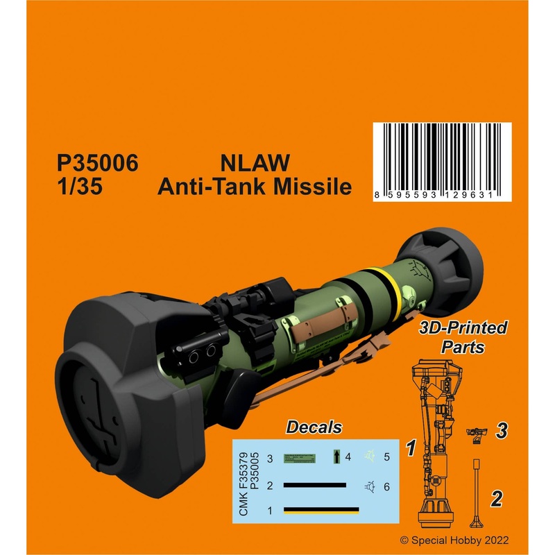 1/35 NLAW Anti-Tank Missile