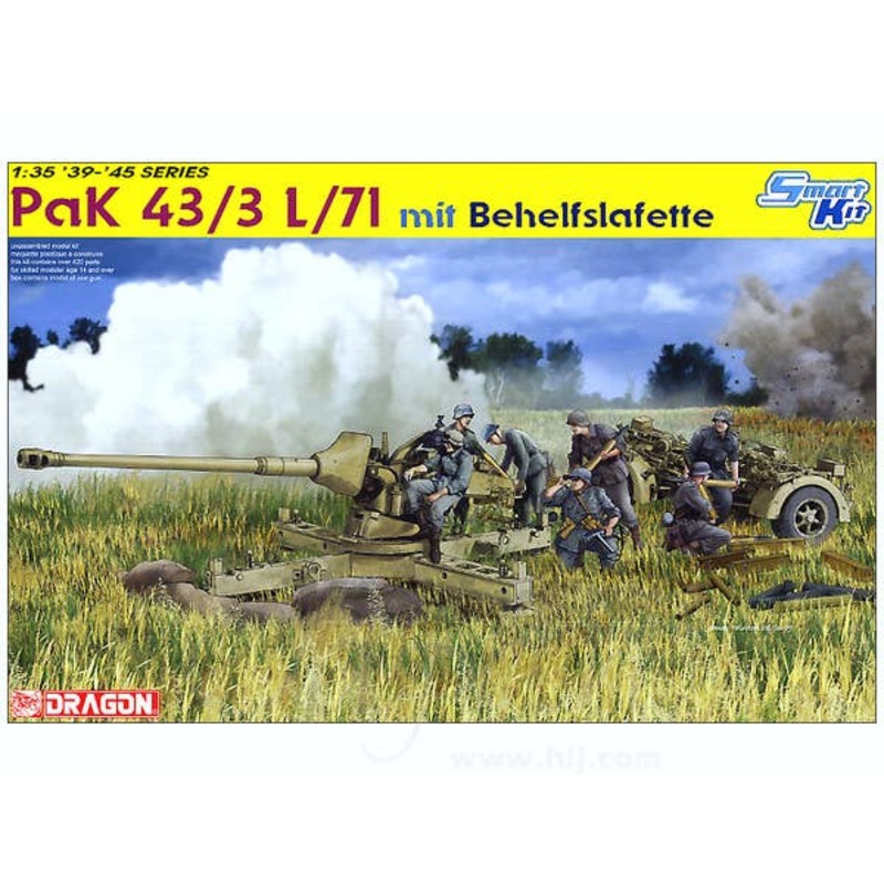 1/35 Pak 43/3 L/71 mit Behelfslafette