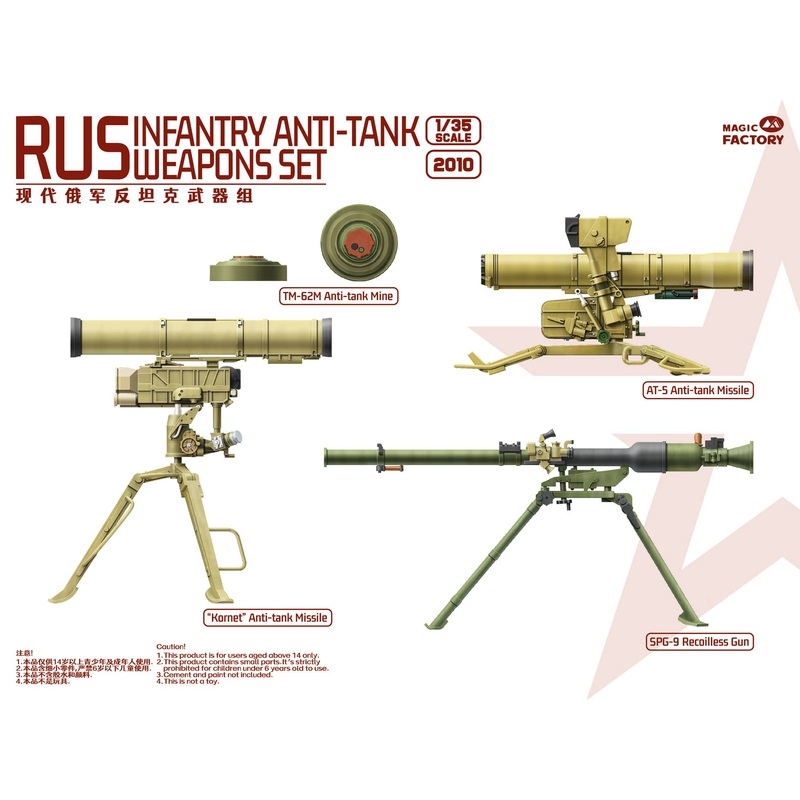 1/35 RUS Infantry Anti-tank Weapons Set