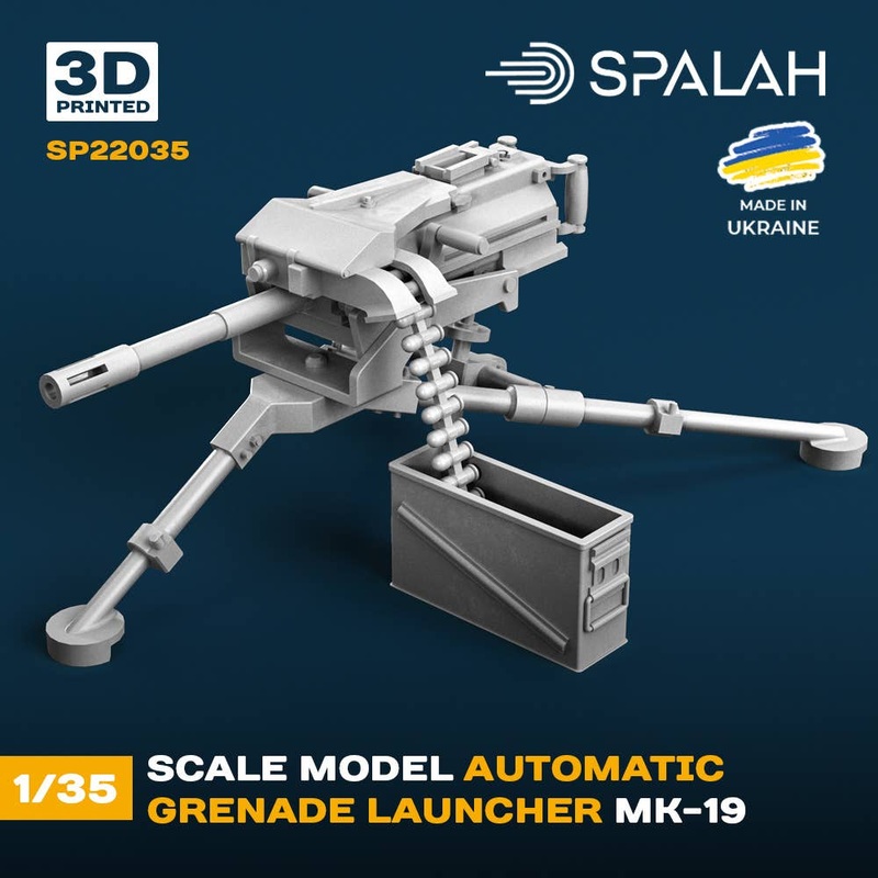 1/35 Scale model Automatic grenade launcher MK-19