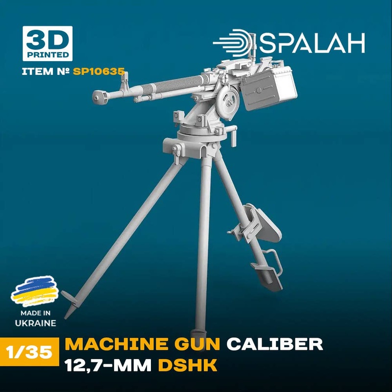 1/35 Scale model Machine gun caliber 12.7-mm DShK.