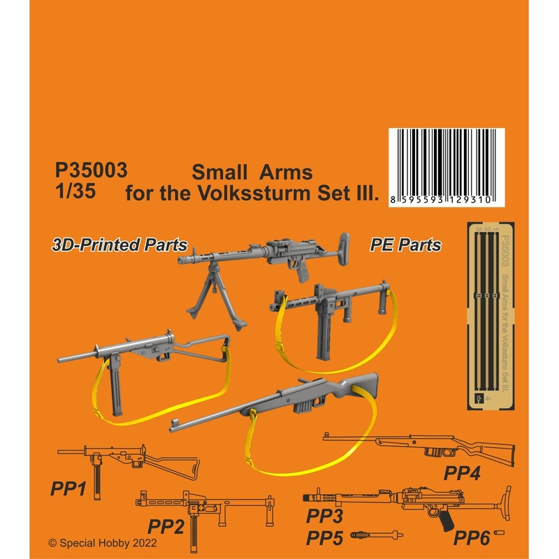1/35 Small Arms for the Volkssturm Set III.