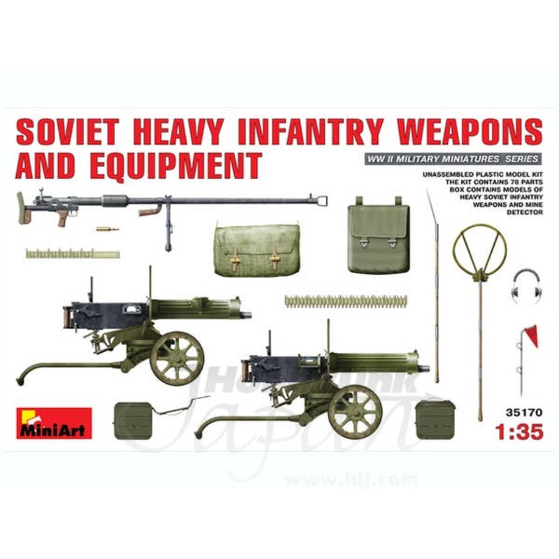 1/35 Soviet Heavy Infntry Weapons & Equipment