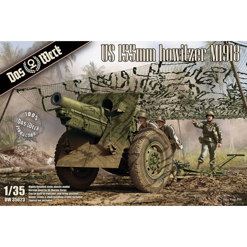 1/35 US 155mm Howitzer M1918