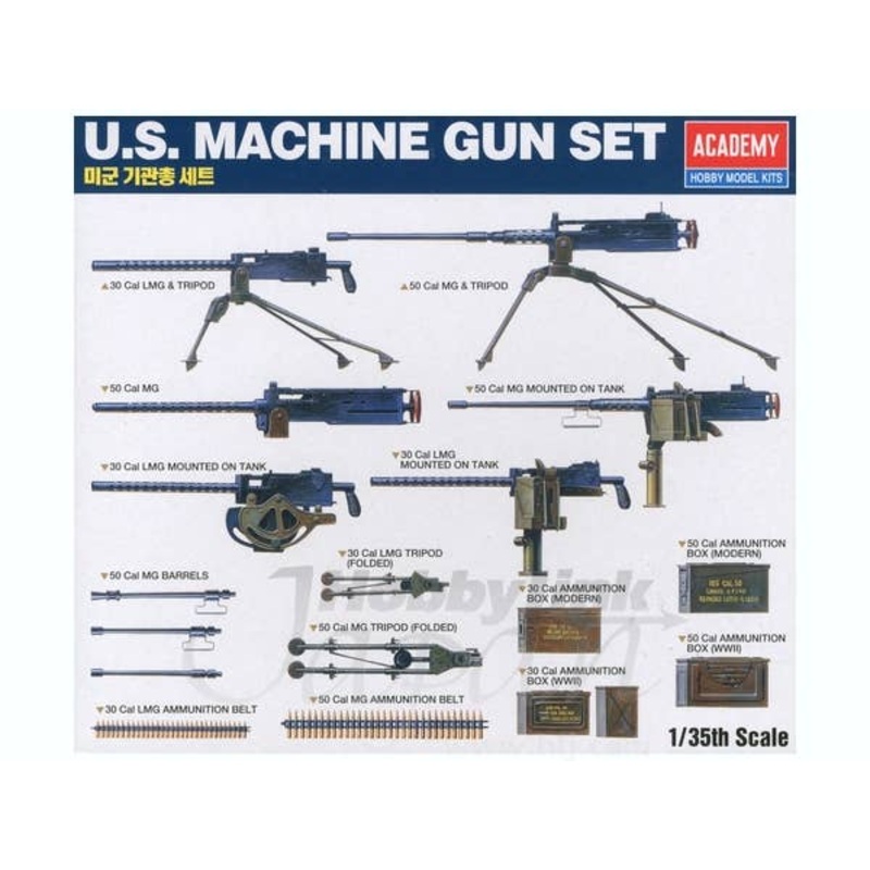 1/35 US Machine Gun Set