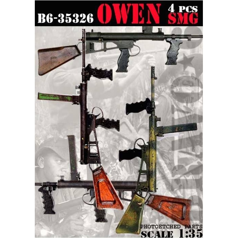 1/35 WWII / Vietnam War Australia Owen Submachine Gun