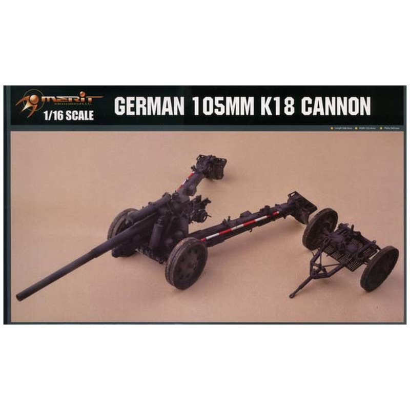 1/16 German K18 105mm Cannon