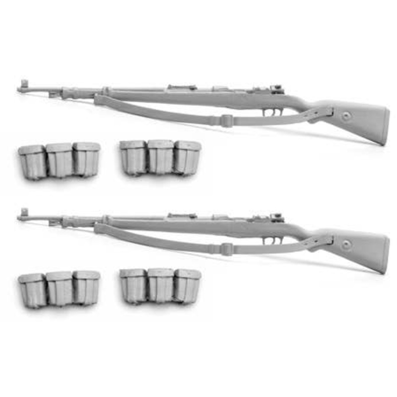 1/16 WWII German Kar98k rifle (2 pieces)