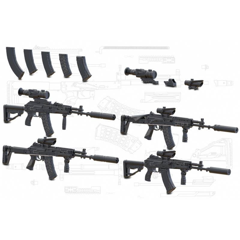 1/35 AK-12AK-12M set SOF(4 pcs)