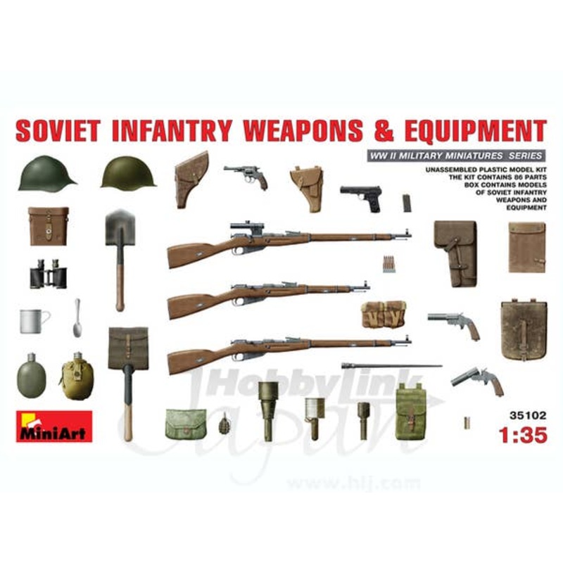 1/35 Soviet Infantry Weapons & Equipment