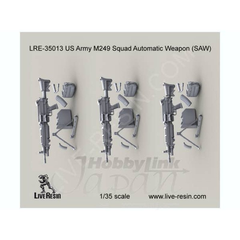 1/35 US Army M249 Squad Automatic Weapon