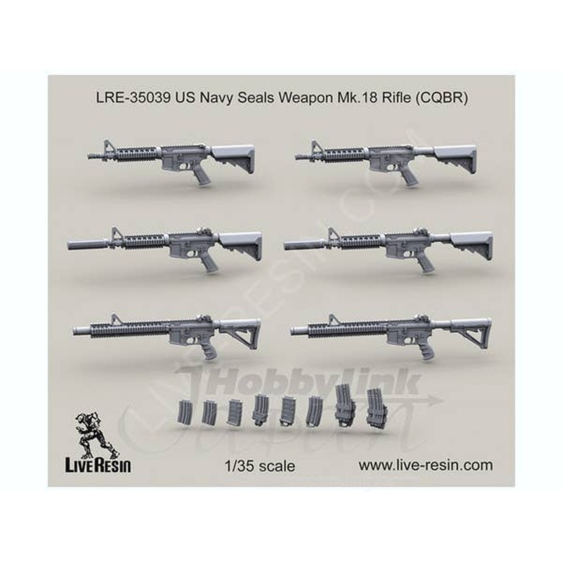 1/35 US Navy Seals Weapon Mk.18 Rifle