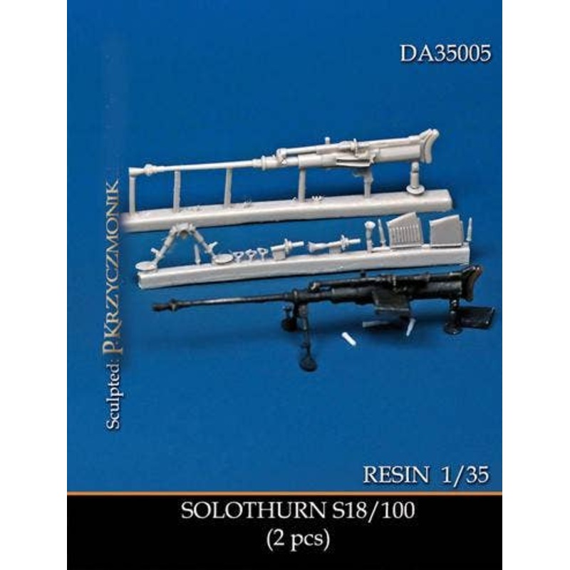 1/35 WWII German Solothurn S18 / 100 2mm Anti-tank Rifle (2 Pieces)
