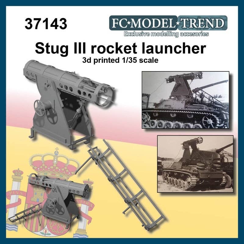 1/35 WWII German StuG III Rocket Launcher Conversion Set