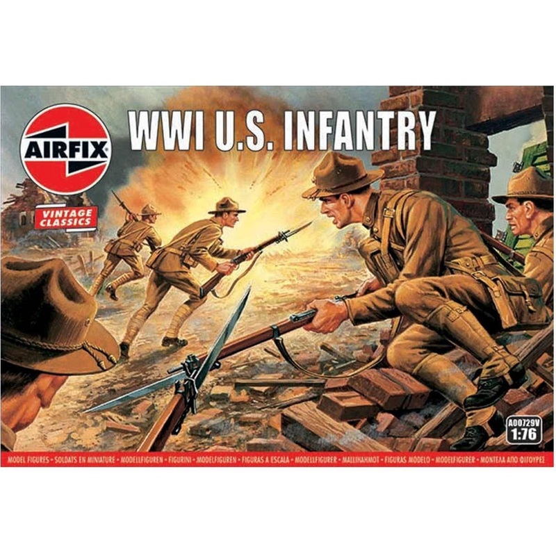 1/76 Airfix Vintage Classics: WWI U.S. Infantry