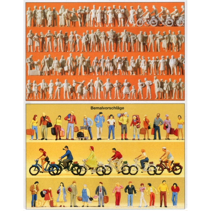 1/87 Passengers & Passers 120pcs HO Gauge