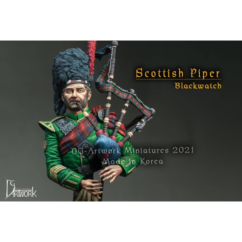1/9 Black Watch Regiment Scottish Piper (Bust)