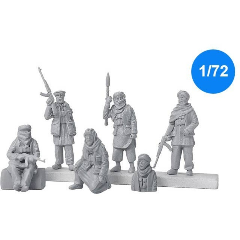 1/72 Afghan Warriors (6 Pieces)