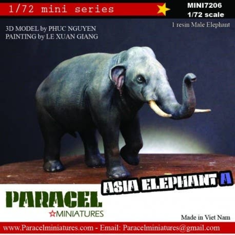 1/72 Asian Elephant A