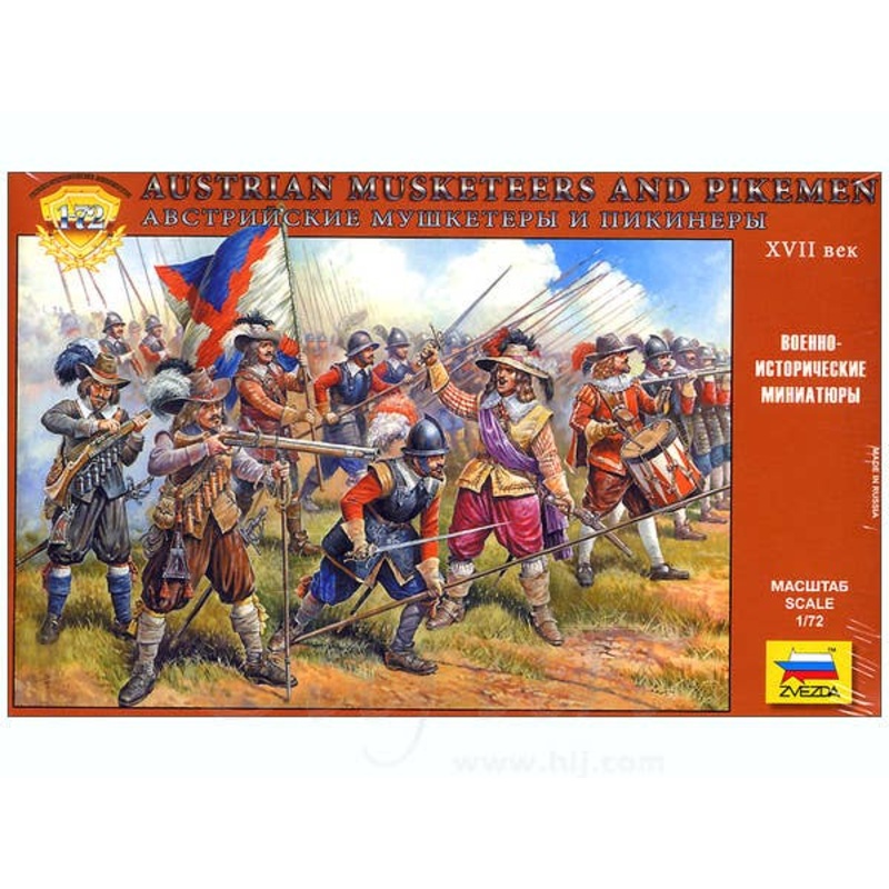 1/72 Austrian Musketeers and Pikemen (17th Century)