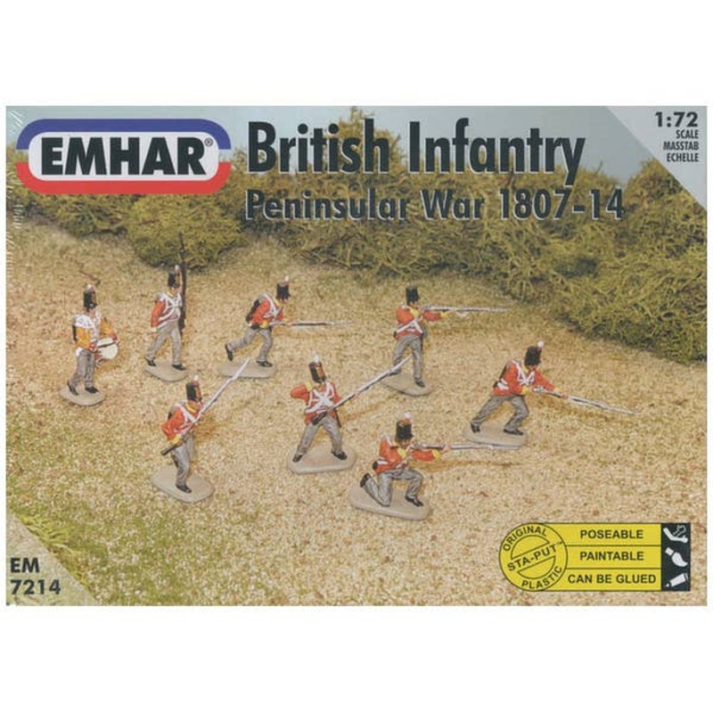 1/72 British Infantry Peninsular War 1807-14