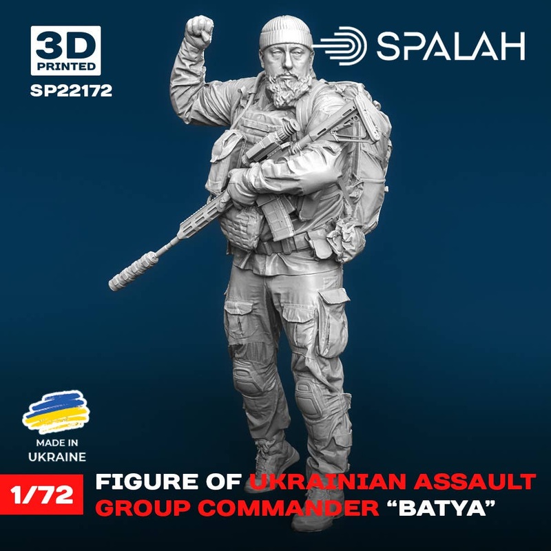 1/72 Figure Ukrainian assault group commander Batya