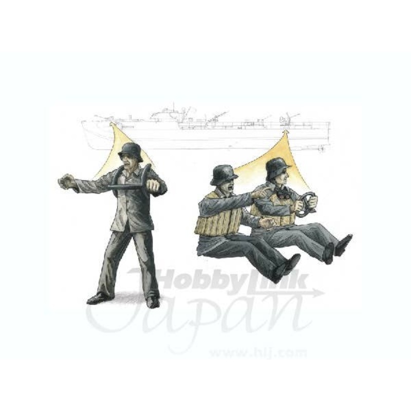 1/72 German Deck Crew for Schnellboot S-100 (3 figures)
