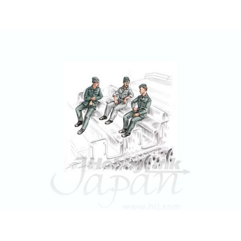 1/72 German Soldiers for FAMO (3 figures)