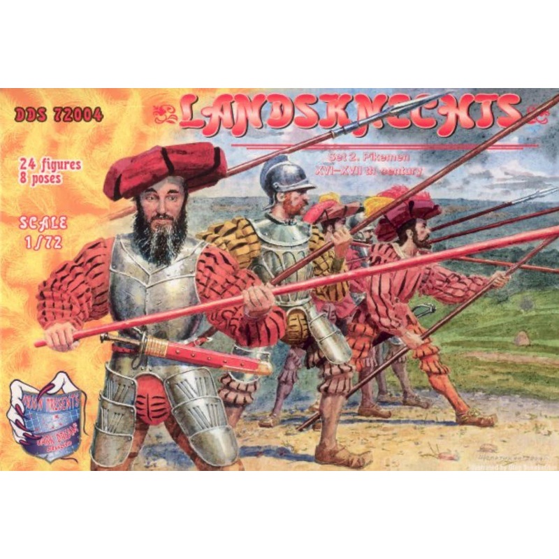 1/72 Landesknechts, XVI-XVII Century, Set 2