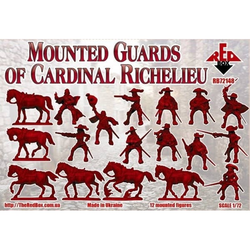 1/72 Mounted Guards of Cardinal Richelieu (12 figures)
