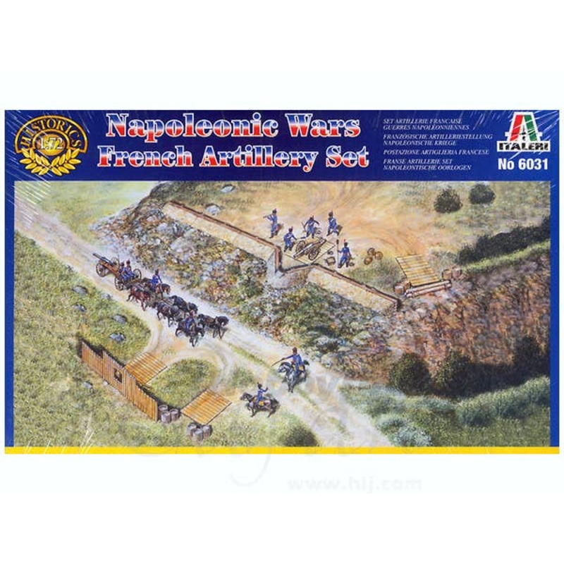 1/72 Napoleonic Wars French Artillery Set