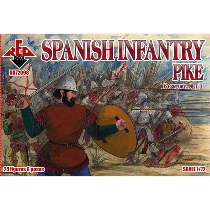 1/72 Spanish Infantry 16 Century. Set 3