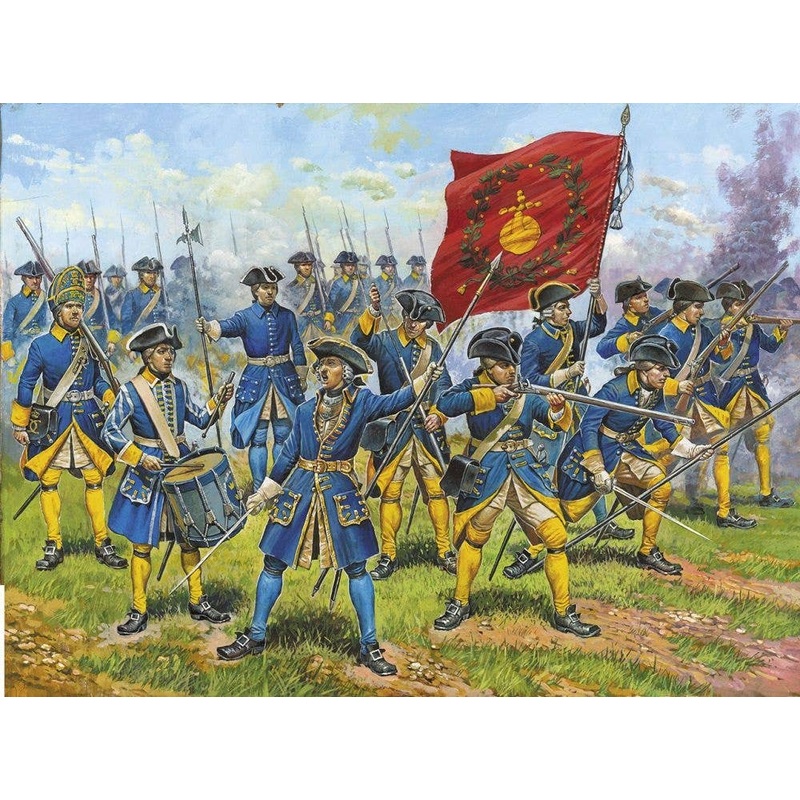 1/72 Swedish Infantry 17-18th Century