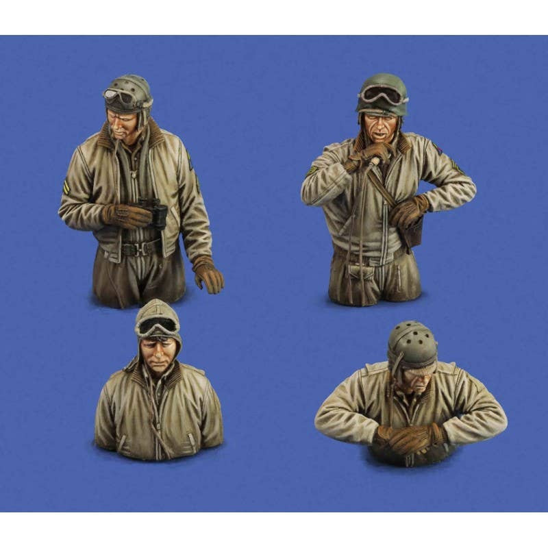 1/72 U.S. tank crew WWII