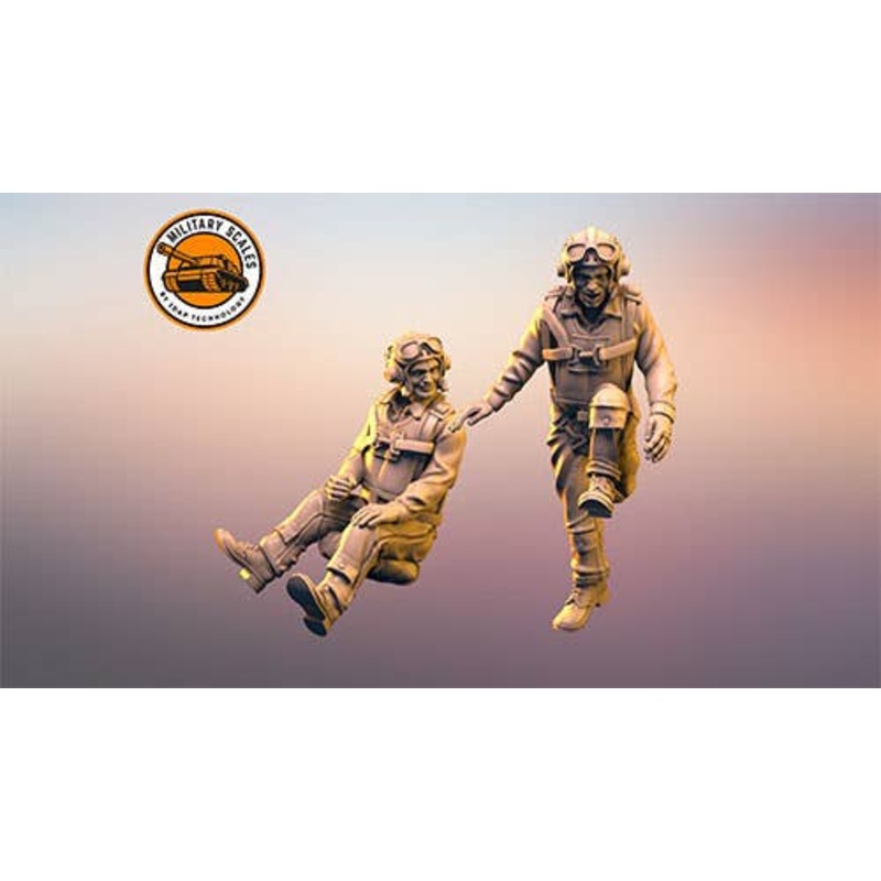 1/72 US WW2 Navy Pilot Set No.2 2pcs
