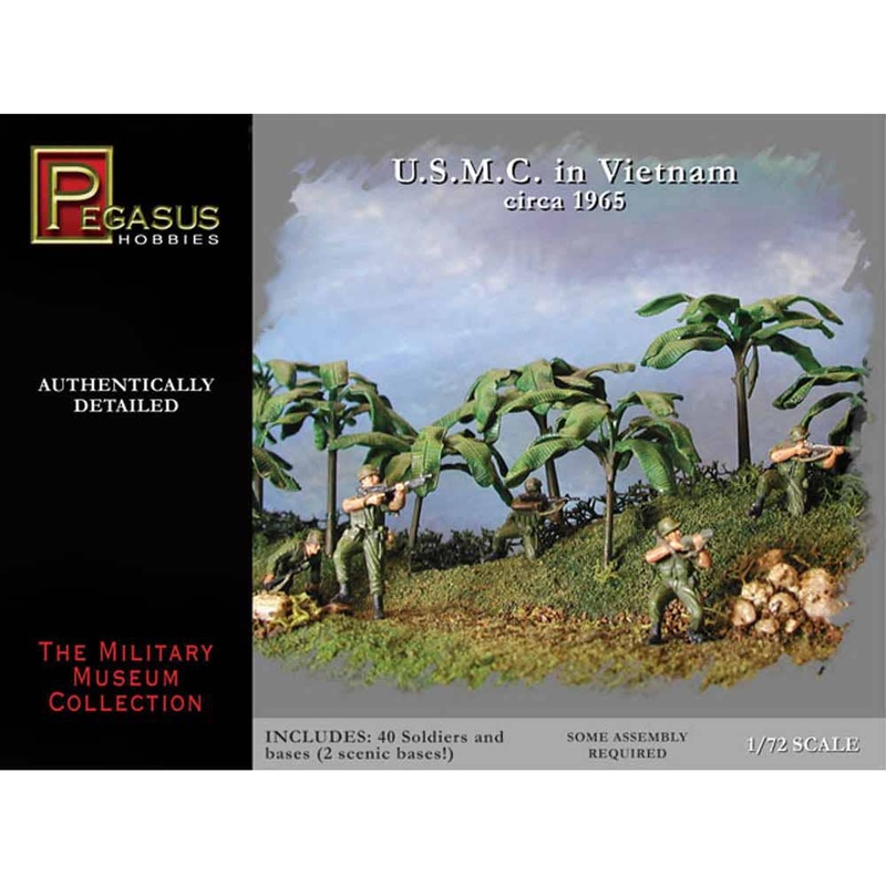 1/72 Vietnam War US Marines Figure Set