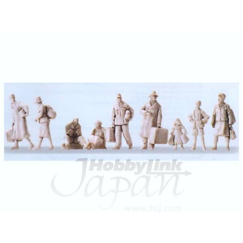 1/72 War Damage Evacuee Set (9 Figure Set)