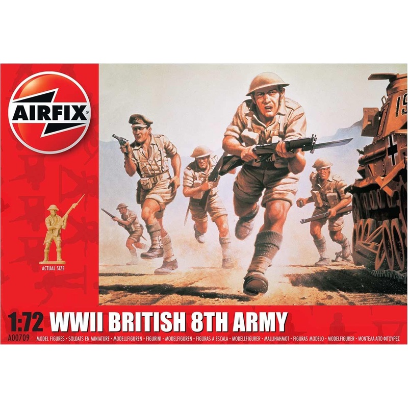 1/72 WW.II British 8th Army 48-Figures