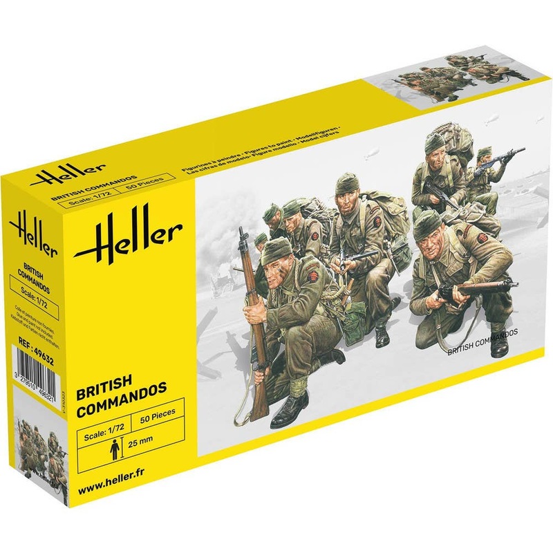1/72 WW.II British Commandos (50pcs)