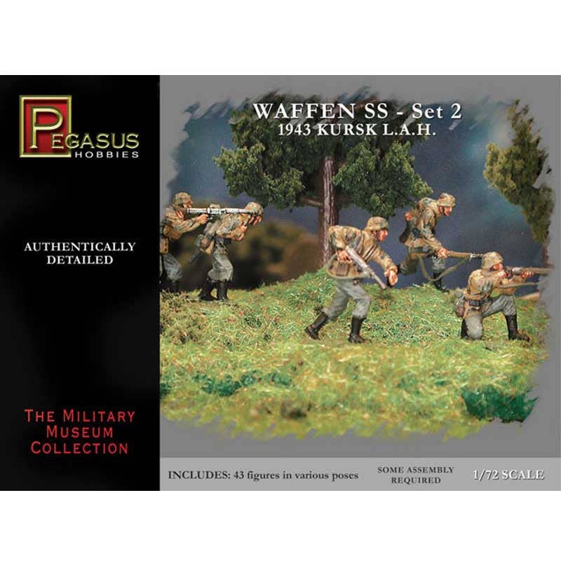 1/72 WW.II German Waffen SS Figure Set 2 (43pcs)