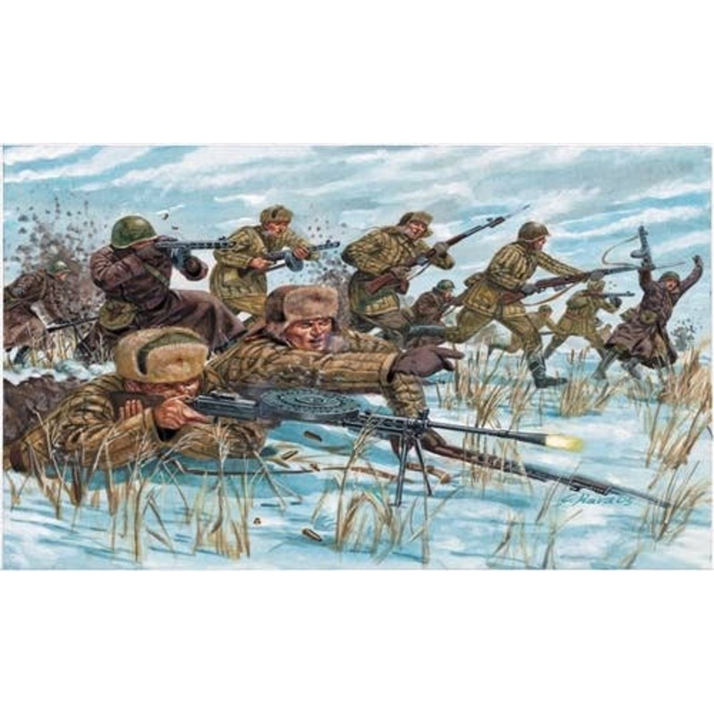 1/72 WW.II Russian Infantry (Winter Uniform)