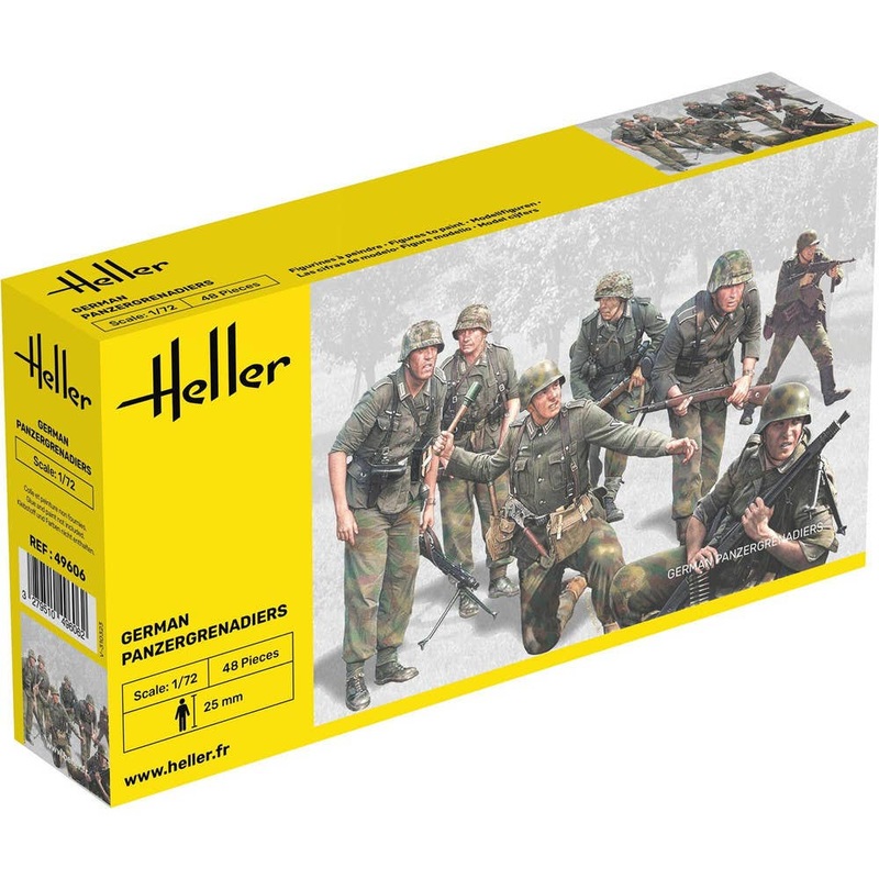 1/72 WWII German Panzergrenadiers (48pcs)