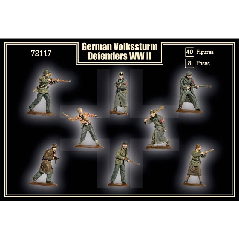 1/72 WWII German Volkssturm Defenders
