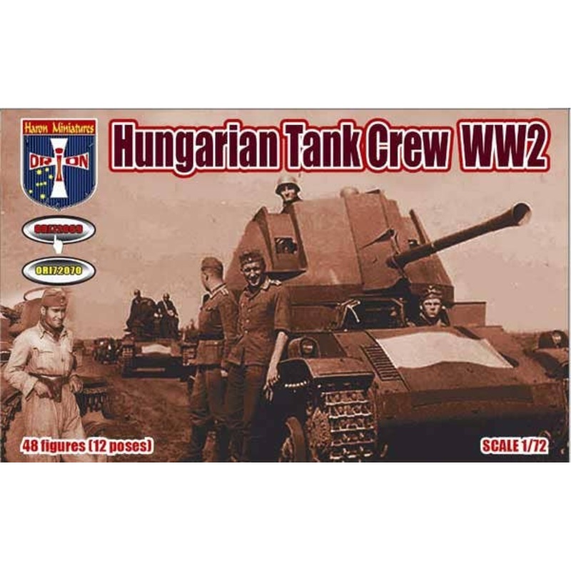 1/72 WWII Hungarian Tank Crew, set 1