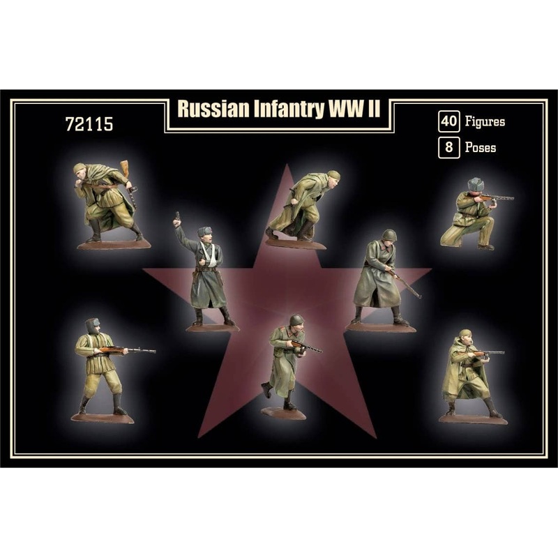 1/72 WWII Russian Infantry