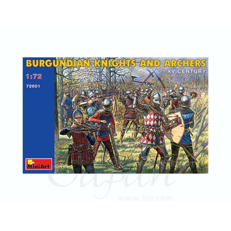 1/72 Burgundian Knights & Archer 15 Century