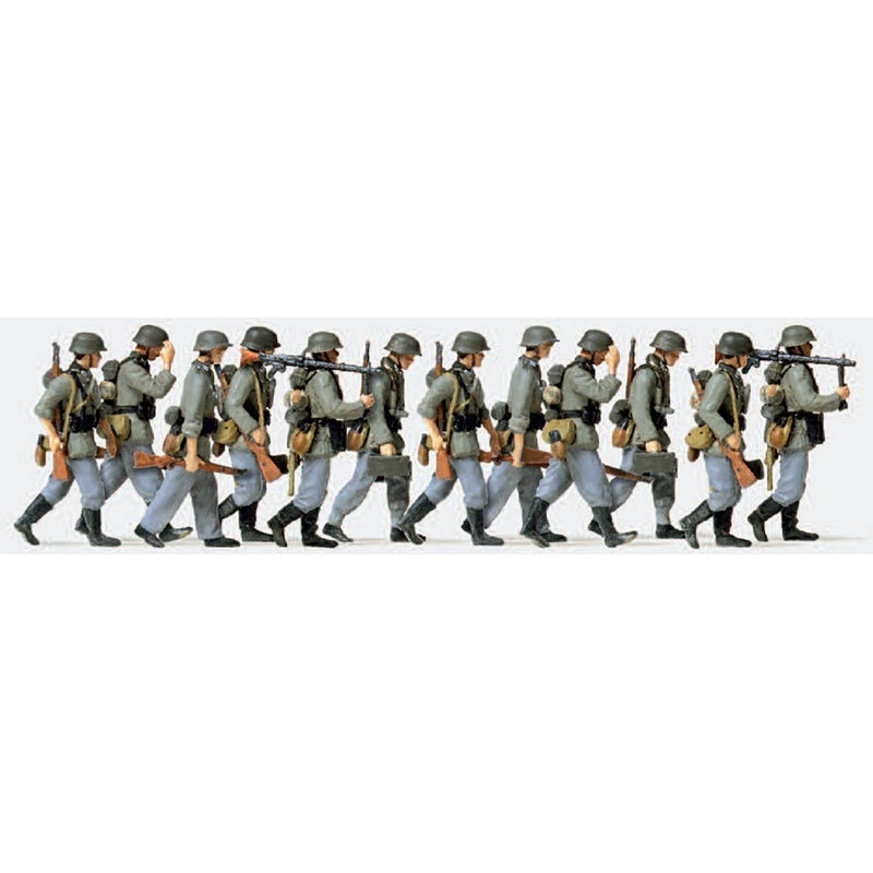 1/72 EDW Grenadiers advancing with MG 1939-45