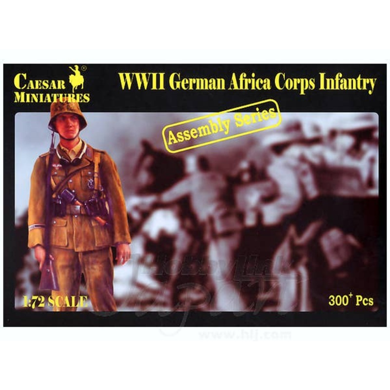 1/72 German Africa Corps Infantry (16 Figures)