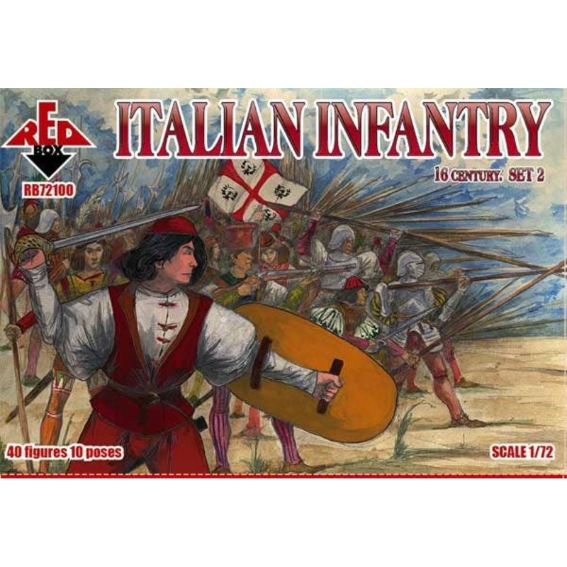 1/72 Italian Infantry 16 Century. Set 2