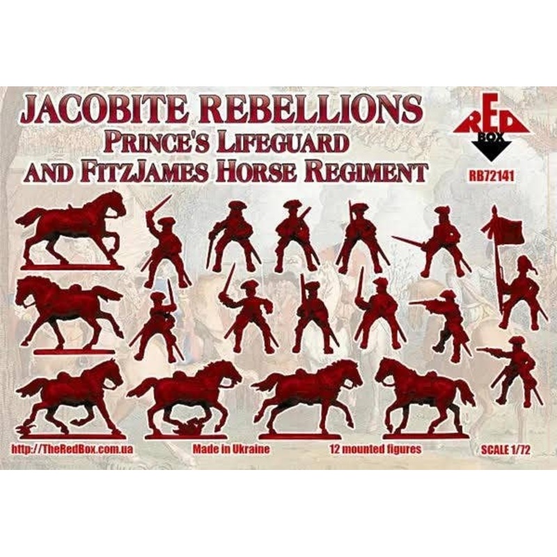 1/72 Jacobite Rebellion Jacobite Cavalry Prince's Lifeguard & FitzJames Horse Regiment